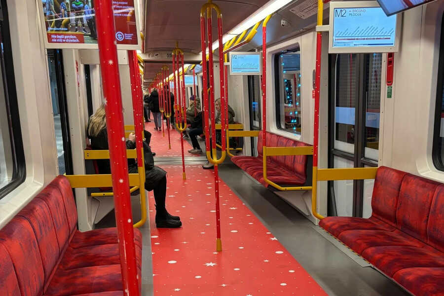 Świąteczne Metro Warszawa