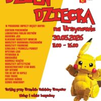 Plakat Dnia Dziecka na Ursynowie 2026 — 30 maja, godz. 11:00–16:00, parking przy Urzędzie Dzielnicy Ursynów, wstęp wolny