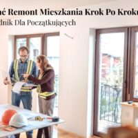 Planowanie remontu mieszkania z projektem wnętrza, materiałami wykończeniowymi i listą prac.