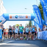 Start Biegu przez Most na Białołęce w Warszawie